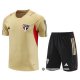 Chandal del Sao Paulo Manga Corta 2023-24 Amarillo - Pantalon Corto