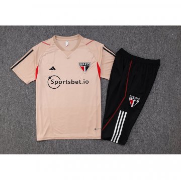 Chandal del Sao Paulo Manga Corta 23-24 Amarillo - Pantalon Corto