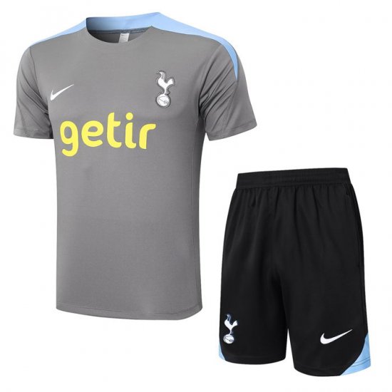 Chandal del Tottenham Hotspur Manga Corta 24-25 Gris - Pantalon Corto - Haga un click en la imagen para cerrar
