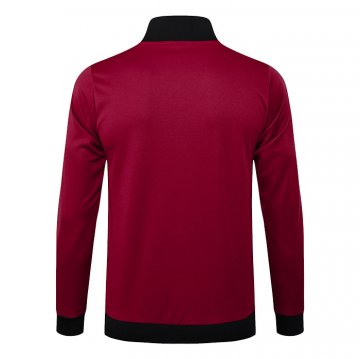 Chaqueta de Manchester United 2024-25 Rojo Oscuro