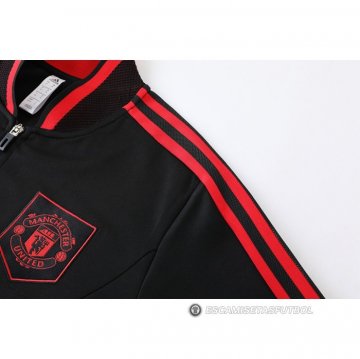 Chaqueta del Manchester United 2022-23 Negro y Rojo