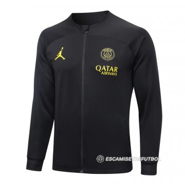 Chaqueta del Paris Saint-Germain Jordan 23-24 Negro