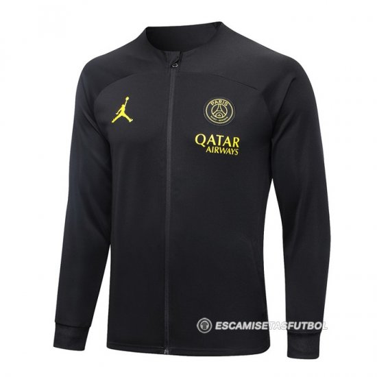 Chaqueta del Paris Saint-Germain Jordan 23-24 Negro - Haga un click en la imagen para cerrar