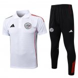 Conjunto Polo del Ajax 25-26 Blanco