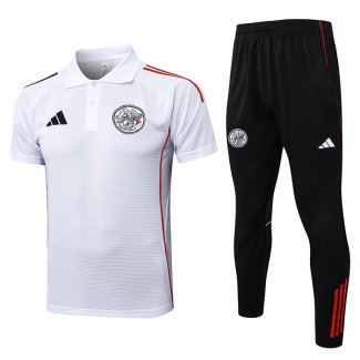 Conjunto Polo del Ajax 25-26 Blanco