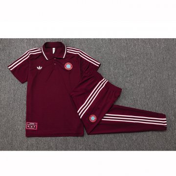 Conjunto Polo del Bayern Munich 25-26 Rojo