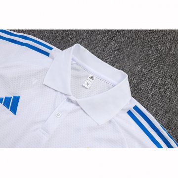 Conjunto Polo del Real Madrid 25-26 Blanco Azul