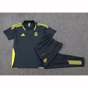 Conjunto Polo del Real Madrid 25-26 Gris Oscuro