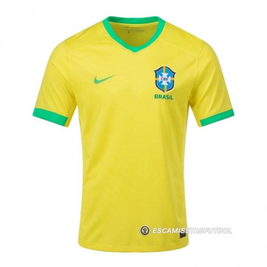 Tailandia Camiseta Brasil 1ª 2023 - Haga un click en la imagen para cerrar