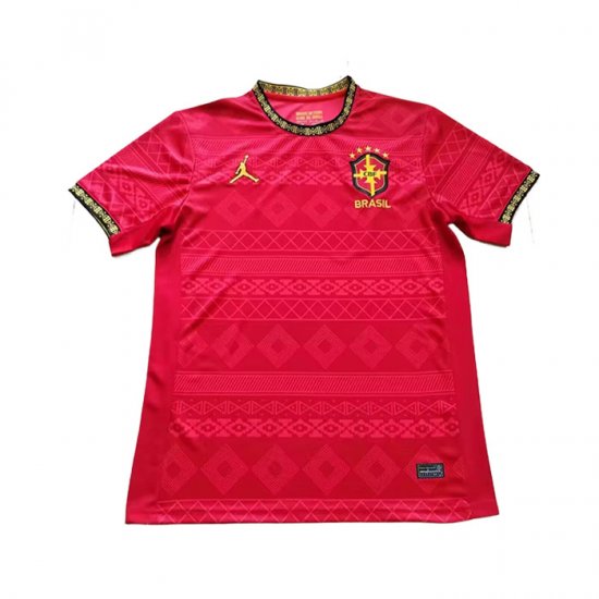 Tailandia Camiseta Brasil Special 25-26 Rojo - Haga un click en la imagen para cerrar