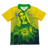 Tailandia Camiseta Brasil Special Malia 25-26 Amarillo