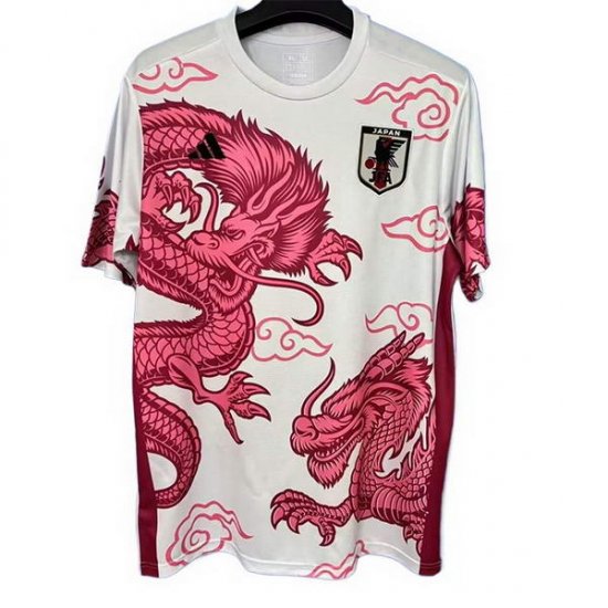 Tailandia Camiseta Japon Dragon 25-26 Blanco Rojo - Haga un click en la imagen para cerrar