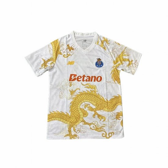 Tailandia Camiseta Porto Special 25-26 Blanco Amarillo - Haga un click en la imagen para cerrar