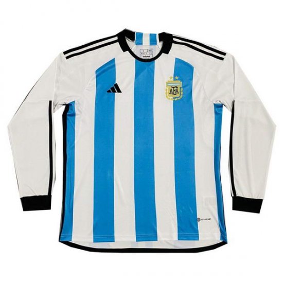 Camiseta Argentina 1ª Manga Larga 2022 - Haga un click en la imagen para cerrar