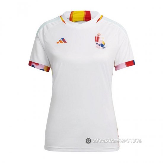 Camiseta Belgica 2ª Mujer 2022 - Haga un click en la imagen para cerrar