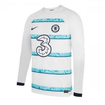 Camiseta Chelsea 2ª Manga Larga 22-23