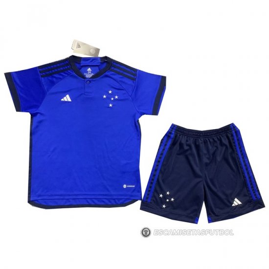 Camiseta Cruzeiro 1ª Nino 2023 - Haga un click en la imagen para cerrar