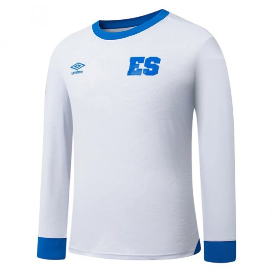 Camiseta El Salvador 2ªl Manga Larga 2025 - Haga un click en la imagen para cerrar