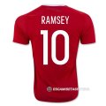 Camiseta Jugador de Ramsey la Selección de Gales 1ª 2016