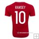 Camiseta Jugador de Ramsey la Selección de Gales 1ª 2016