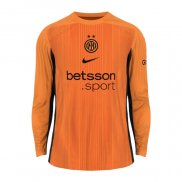 Camiseta Inter Milan Portero Manga Larga 25-26 Naranja