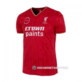 Camiseta Liverpool Doble Victoria 1ª Retro 1985-1986