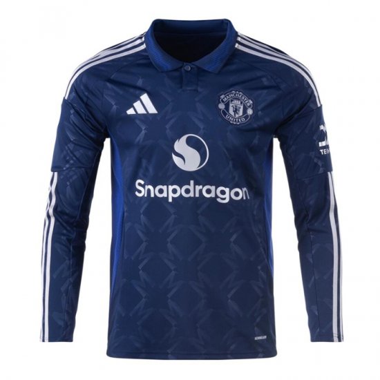 Camiseta Manchester United 2ª Manga Larga 24-25 - Haga un click en la imagen para cerrar