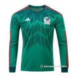Camiseta Mexico 1ª Manga Larga 2022