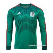 Camiseta Mexico 1ª Manga Larga 2022