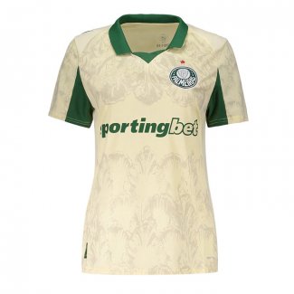 Camiseta Palmeiras 2ª Mujer 2025 Amarillo