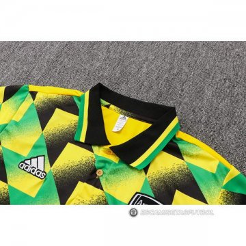 Camiseta Polo del Arsenal 22-23 Negro y Verde