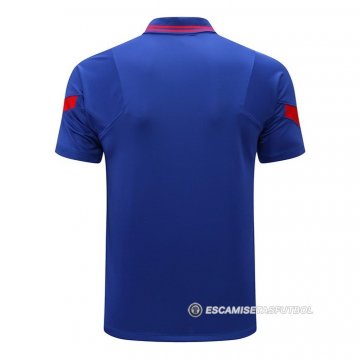 Camiseta Polo del Atletico Madrid 22-23 Azul