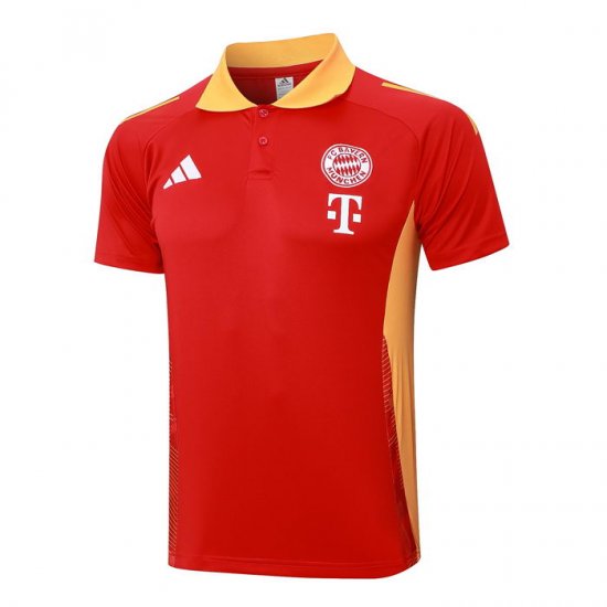 Camiseta Polo del Bayern Munich 2024-25 Rojo - Haga un click en la imagen para cerrar