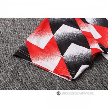 Camiseta Polo del Manchester United 2022-23 Negro y Rojo