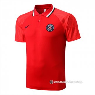 Camiseta Polo del Paris Saint-Germain 22-23 Rojo