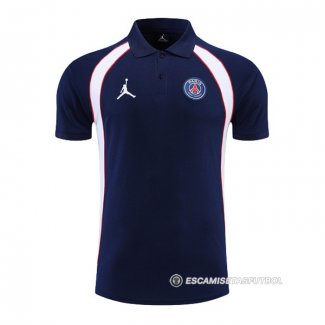 Camiseta Polo del Paris Saint-Germain Jordan 22-23 Azul Marino