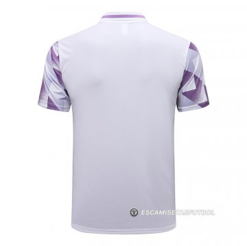 Camiseta Polo del Real Madrid 22-23 Blanco y Purpura