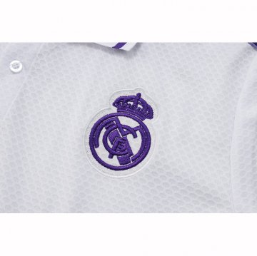 Camiseta Polo del Real Madrid 25-26 Blanco Purpura