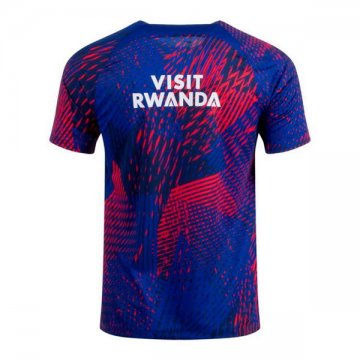 Camiseta Pre Partido del Paris Saint-Germain 2022 Azul y Rojo