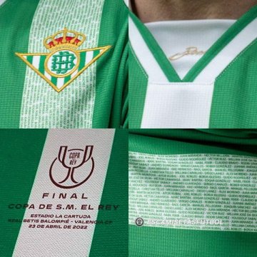 Camiseta Real Betis Final Copa del Rey 2022