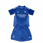 Camiseta Real Madrid Portero Nino 25-26 Azul