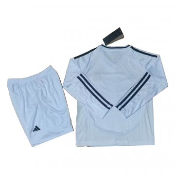 Camiseta Real Madrid 1ª Manga Larga Nino 24-25