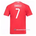 Camiseta Suiza Jugador Embolo 1ª 2018