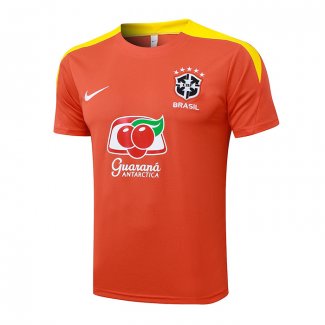 Camiseta de Entrenamiento Brasil 25-26 Naranja