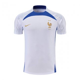Camiseta de Entrenamiento Francia 2022-23 Blanco