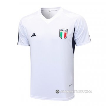 Camiseta de Entrenamiento Italia 23-24 Blanco
