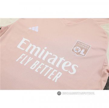 Camiseta de Entrenamiento Lyon 23-24 Rosa