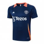 Camiseta de Entrenamiento Manchester United 24-25 Azul