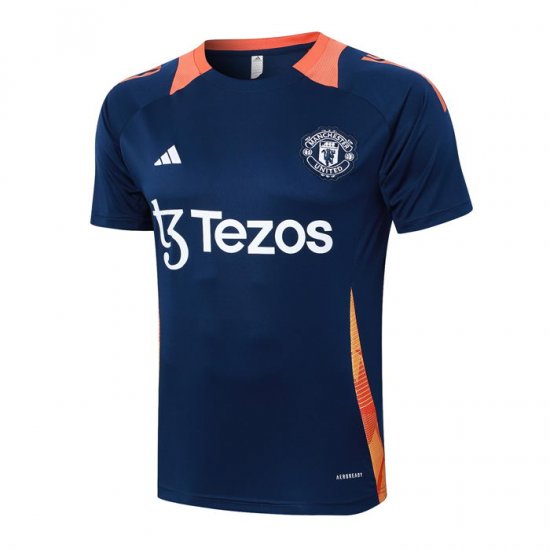 Camiseta de Entrenamiento Manchester United 24-25 Azul - Haga un click en la imagen para cerrar