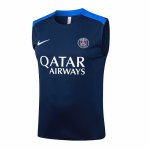 Camiseta de Entrenamiento Paris Saint-Germain Sin Mangas 25-26 Azul